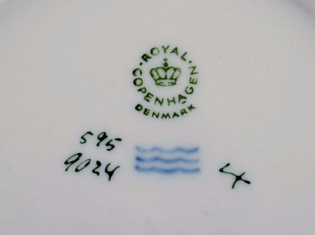 Two Royal Copenhagen Golden Basket Bowls In Hand Painted Porcelain photo 202.0