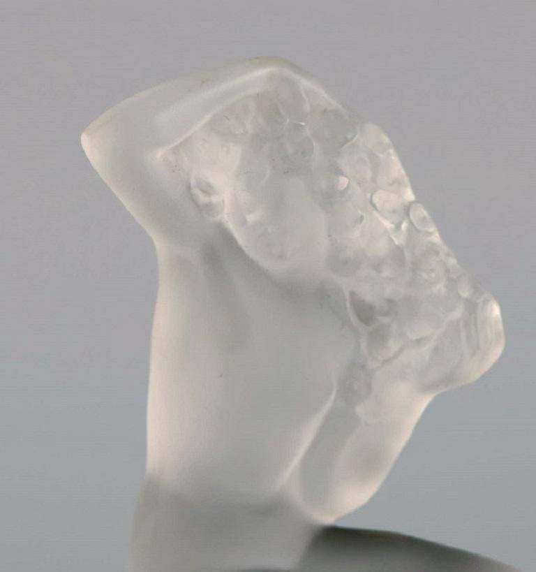 René Lalique France Nude Woman In Frosted Art Glass Mid 20th Century photo furniture
