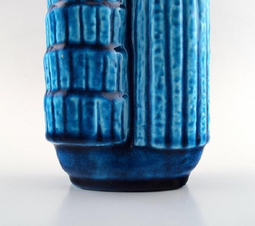 Pair Of Rörstrand Gunnar Nylund Chamotte Vases