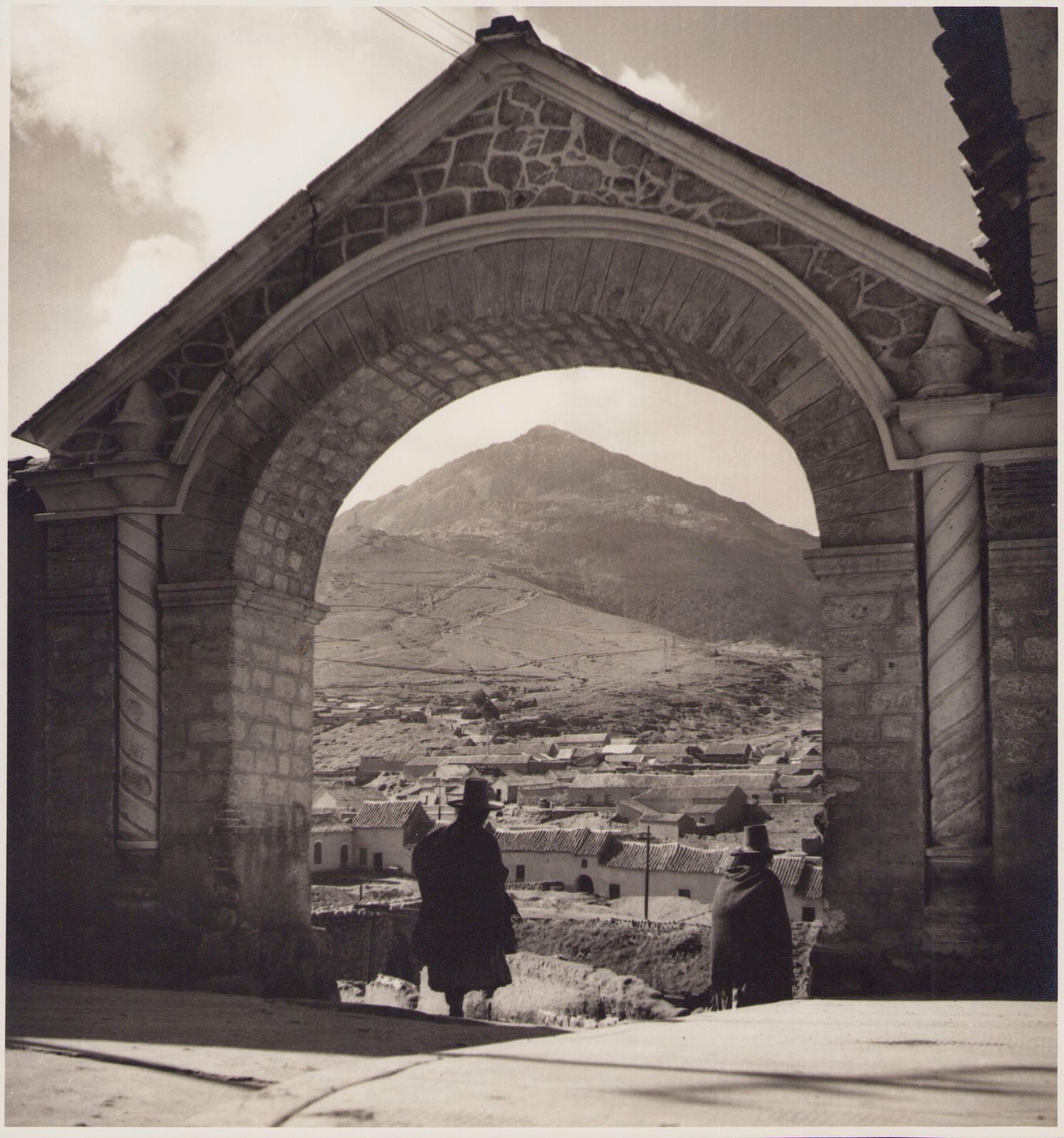 Hanna Seidel Bolivia, Gate, Patosi, Black And White Photography, 1960s,