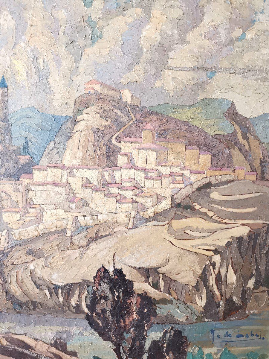 L'Alcazar de Ségovie, peinture Jean de Lobe (Lobel) photo Art