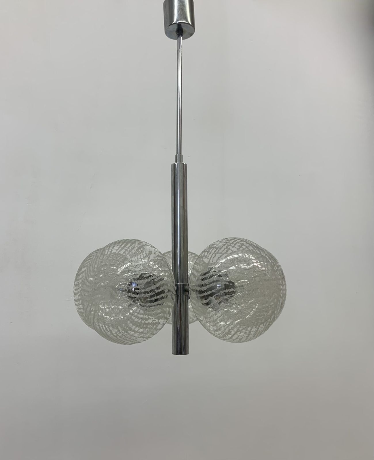 Hustadt Leuchten Hanglamp, Jaren 1970