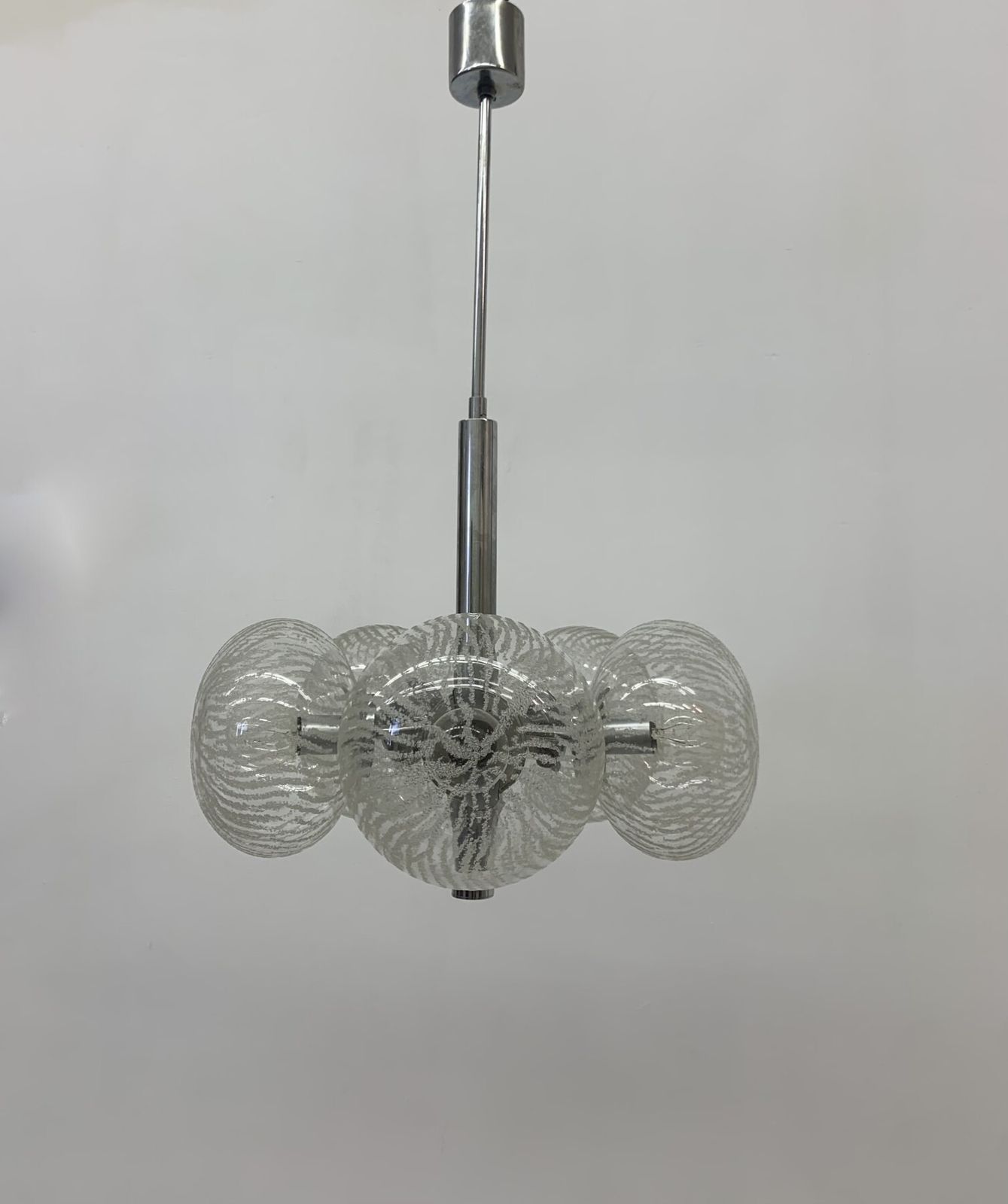 Hustadt Leuchten Hanglamp, Jaren 1970 photo furniture