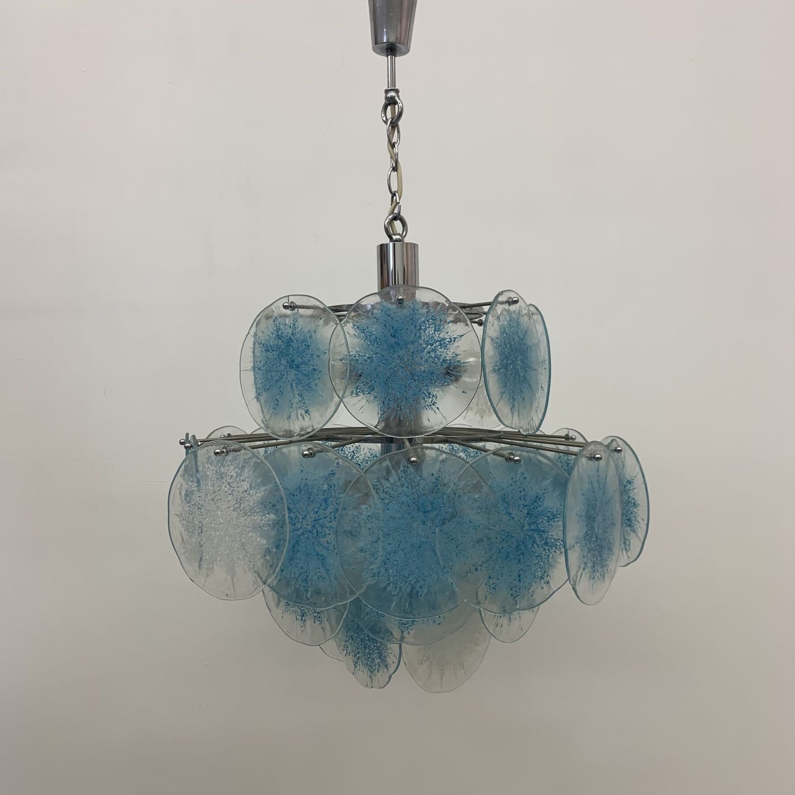 photo furniture Disc Chandelier Van Vistosi, Jaren 1970
