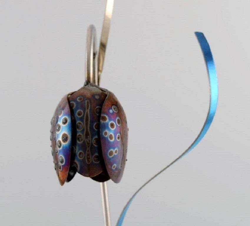 Gari La Maison Des Artisans Sculpture In Stainless Steel Fleur De Gogane photo furniture