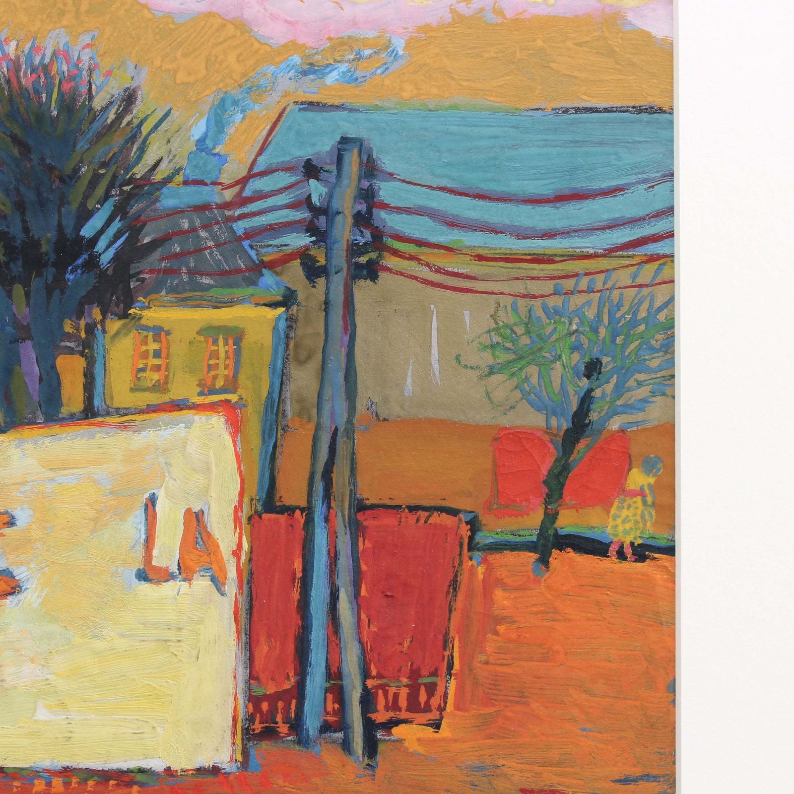 photo vintage 'Winter In Provence' By Raymond Debiève Circa 1970s