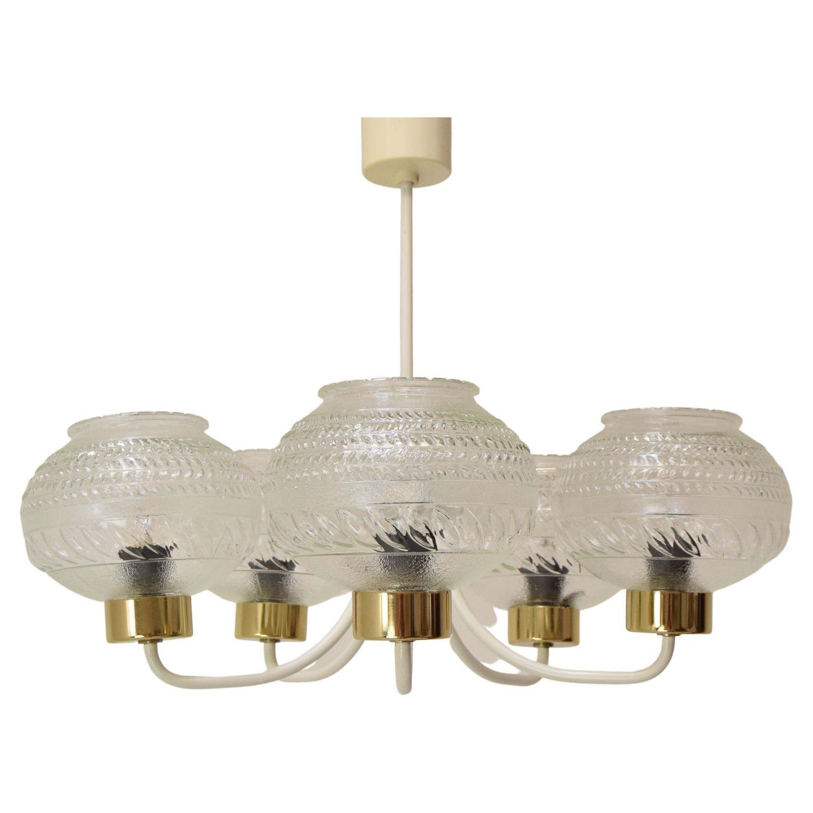 Mid Century Chandelier By Instala Jilove U Decina,1970's.