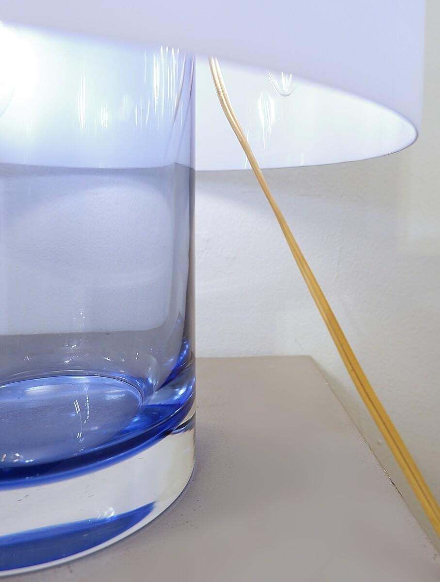 Table Lamp/Vase In Murano Glass Model Lt 226 By Carlo Nason For Mazzega   Italy photo Lighting