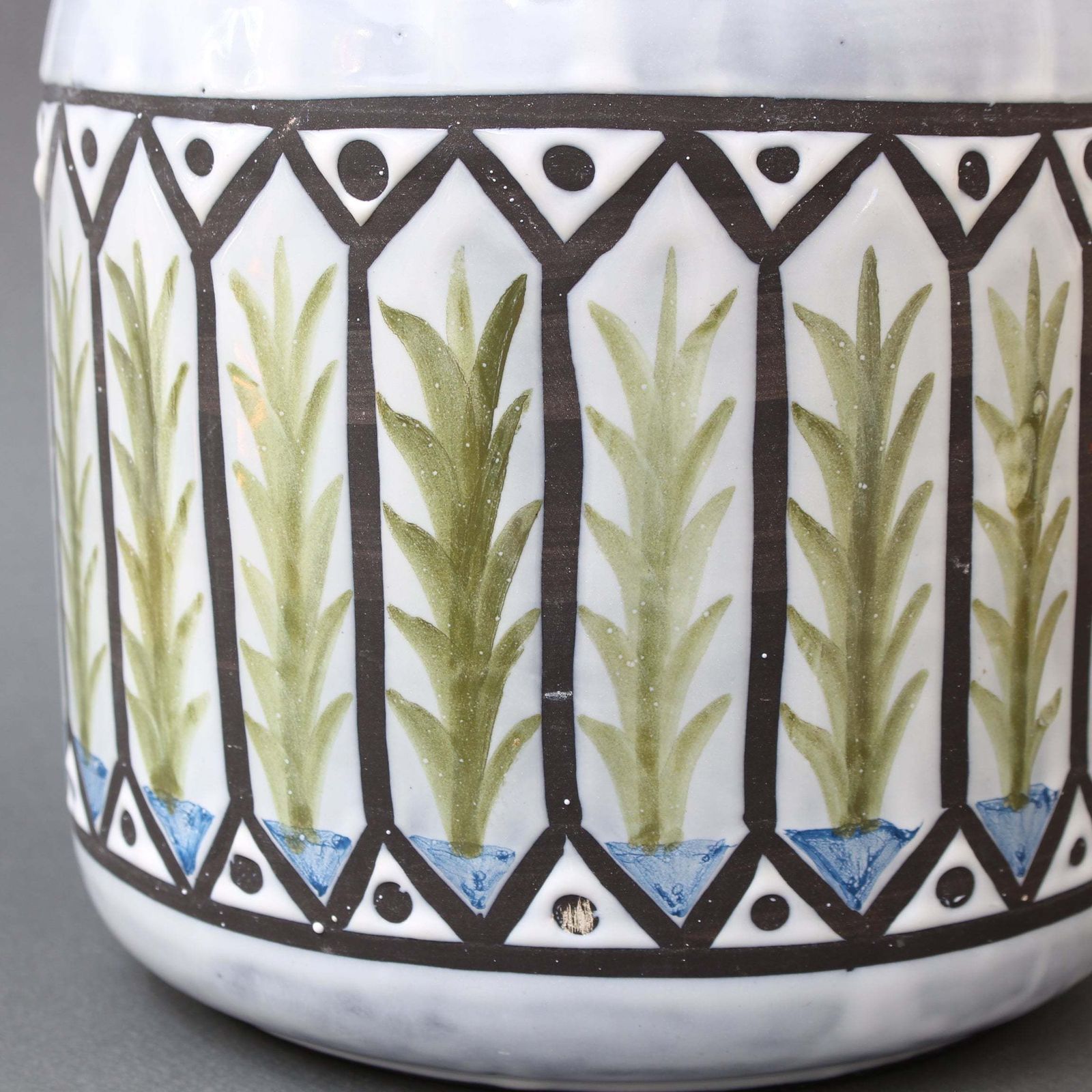 Vintage French Ceramic Cachepot By Roger Capron (Circa 1970s) photo 1600.0