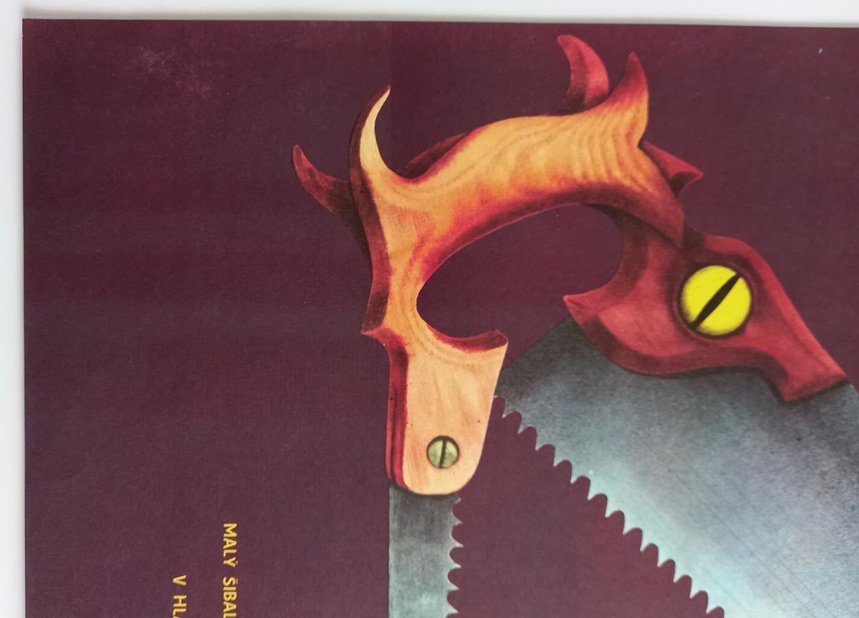 Origina Film Poster, Master Eder And His Pumuckl, Hana Hejzlarová, 1983, Genuine Czech Vintage Print photo for sale