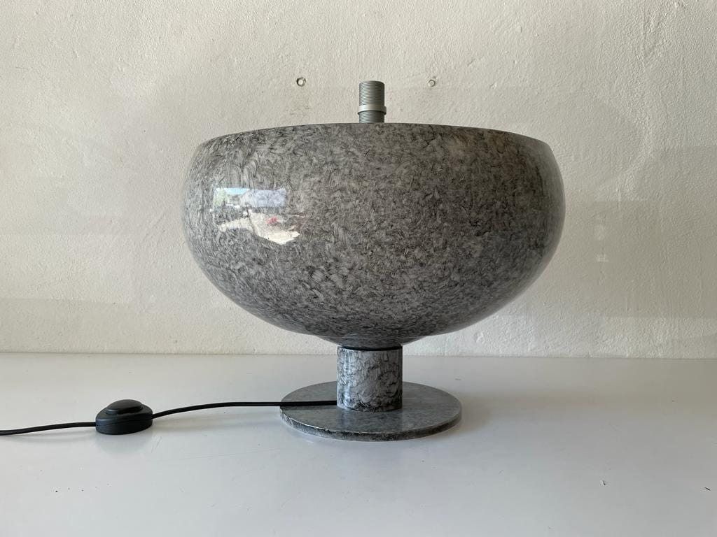 Extraordinary Italian Design Plexiglass Top And Marble Body Floor Lamp, 1960s, Italy photo buy