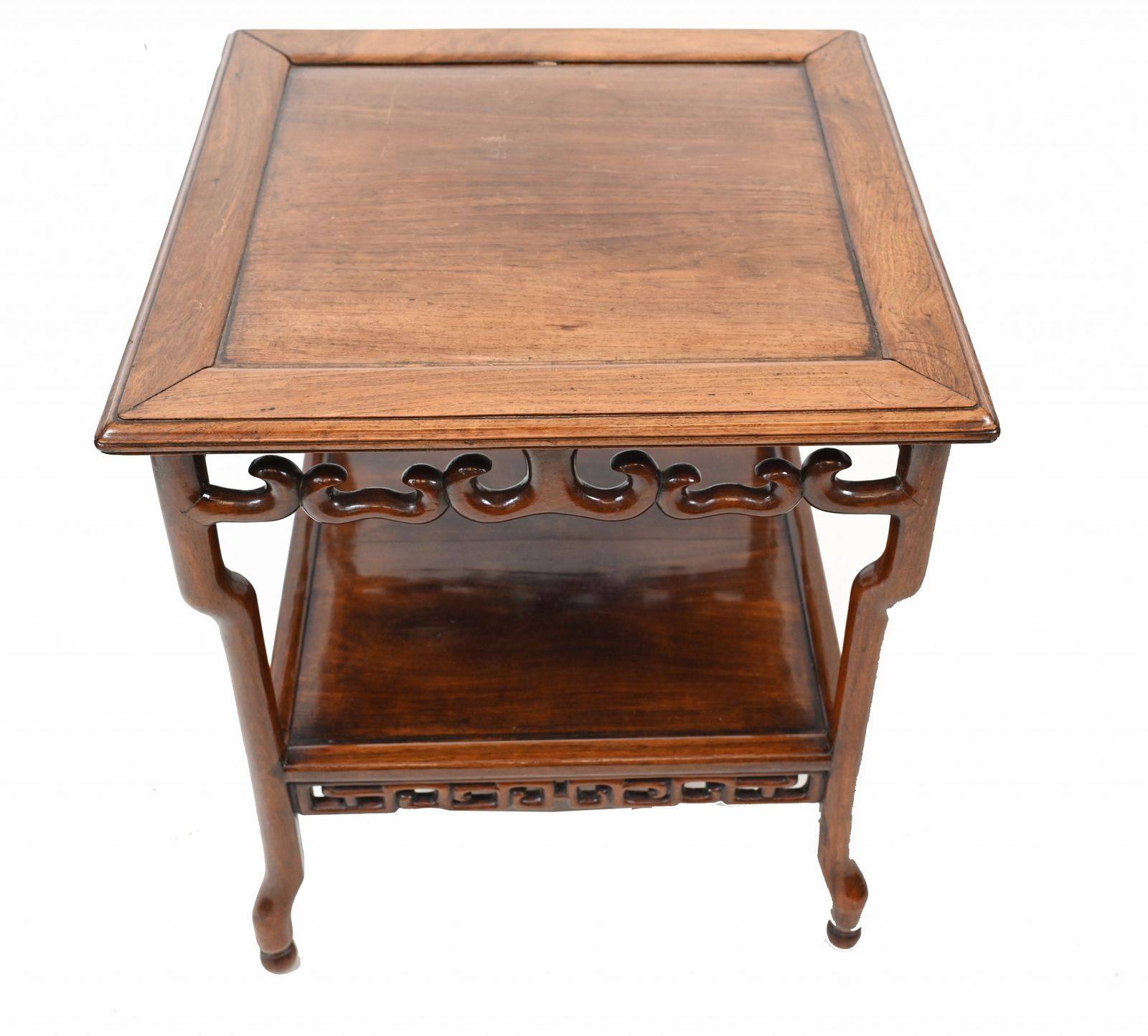Chinese Antique Table Hardwood Carved 1880 photo for sale