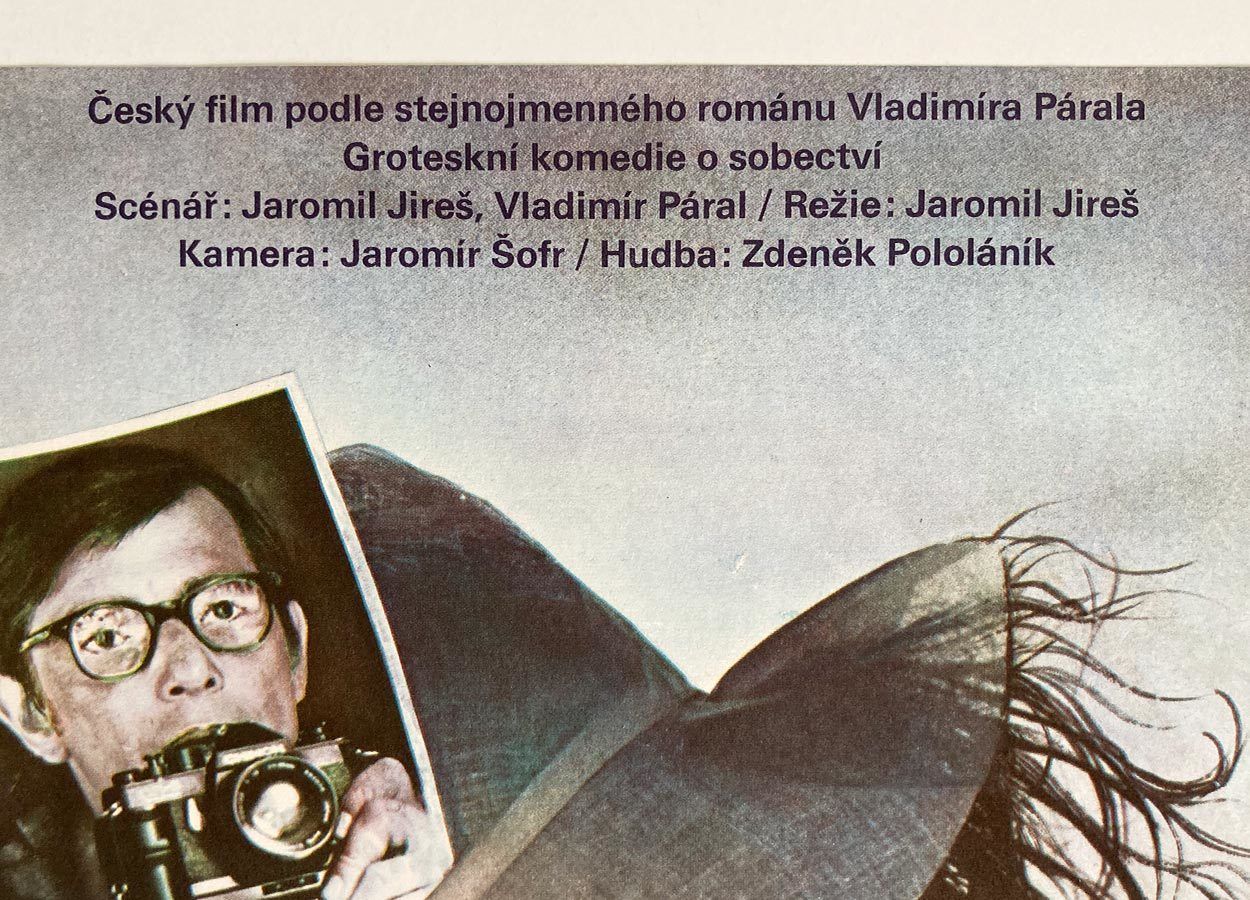 Original Film Poster, Catapult, Olga Poláčková Vyleťalová, 1983, Genuine Czech Vintage Print photo Art