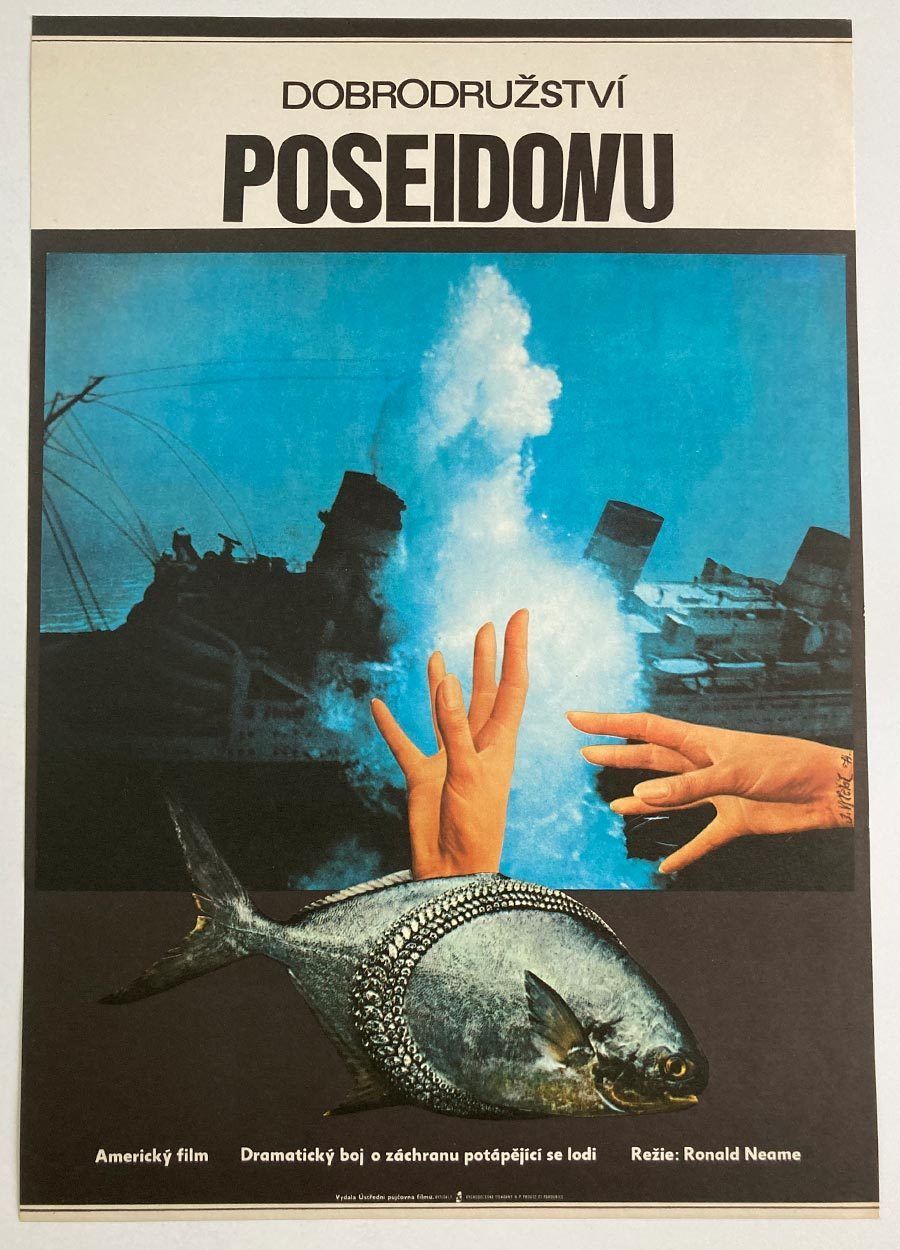 Movie Poster, The Poseidon Adventure, Josef Vyleťal, 1974