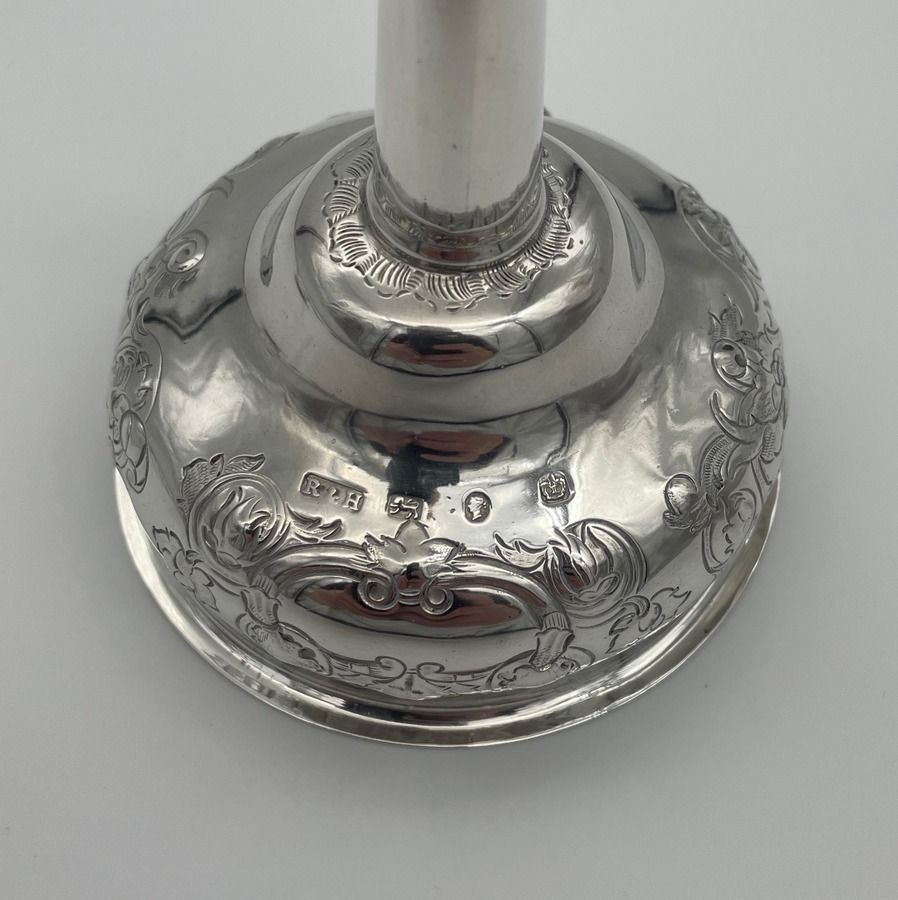 Mid 19th Century Antique Victorian Sterling Silver Wine Funnel Sheffield Circa 1850 Maker Roberts And Hall photo 875.0