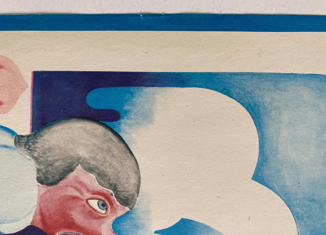 Original Film Poster, Granddaughter Of Ice, Renáta Vlachová, 1981, Genuine Czech Vintage Print photo Art
