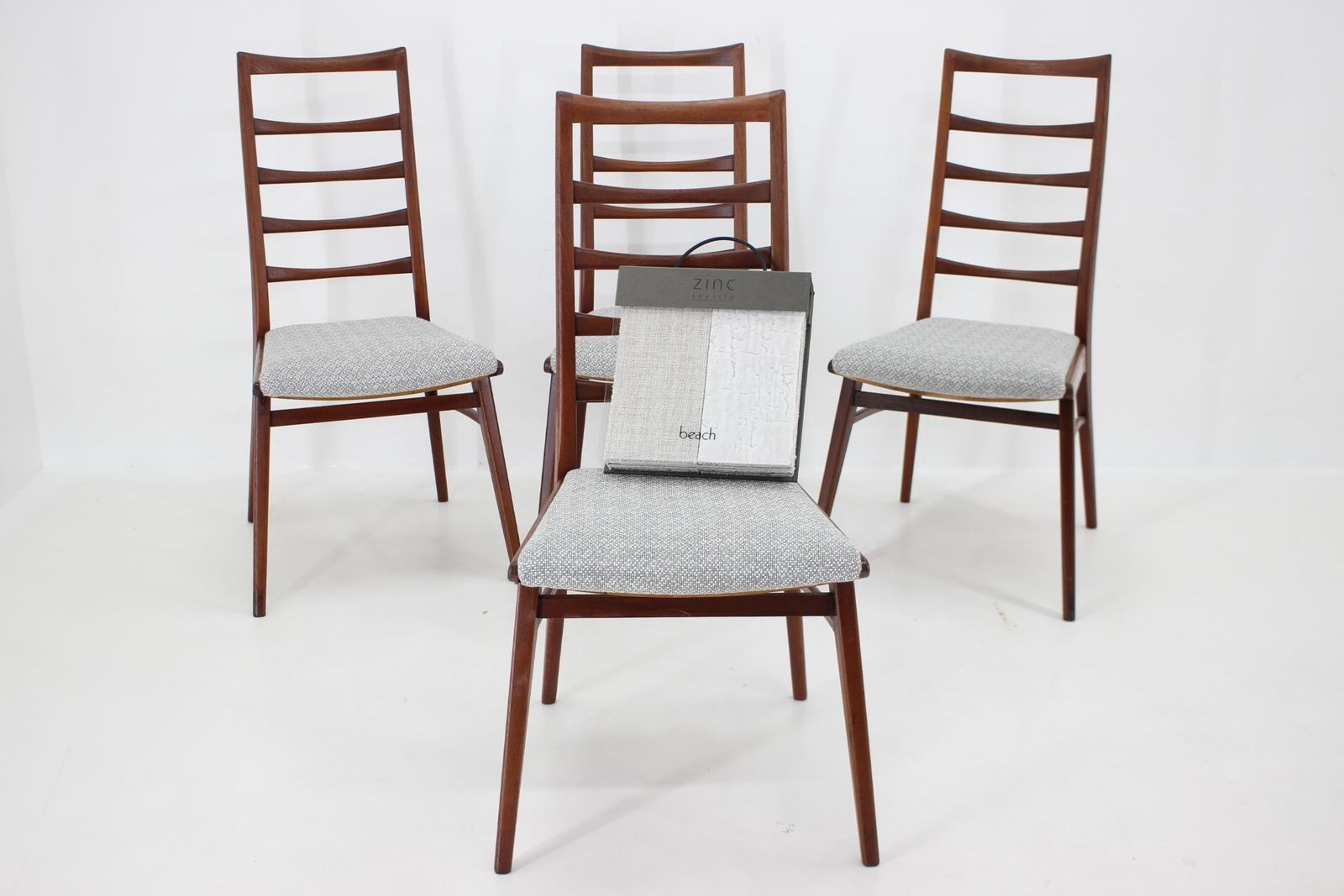 1960s Set Of Four Dining Chairs In Teak, Germany photo for sale