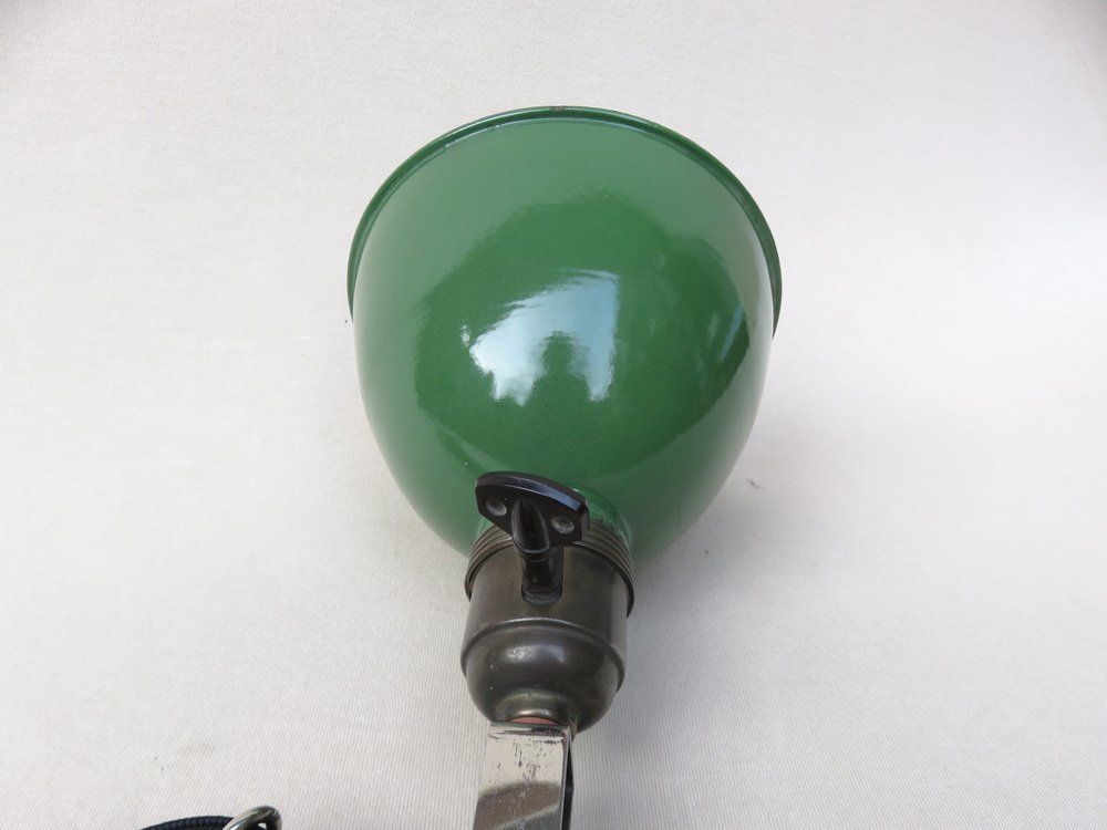 1753.55 Austrian Enamelled & Chrome Plated Gate Light, 1930s photo