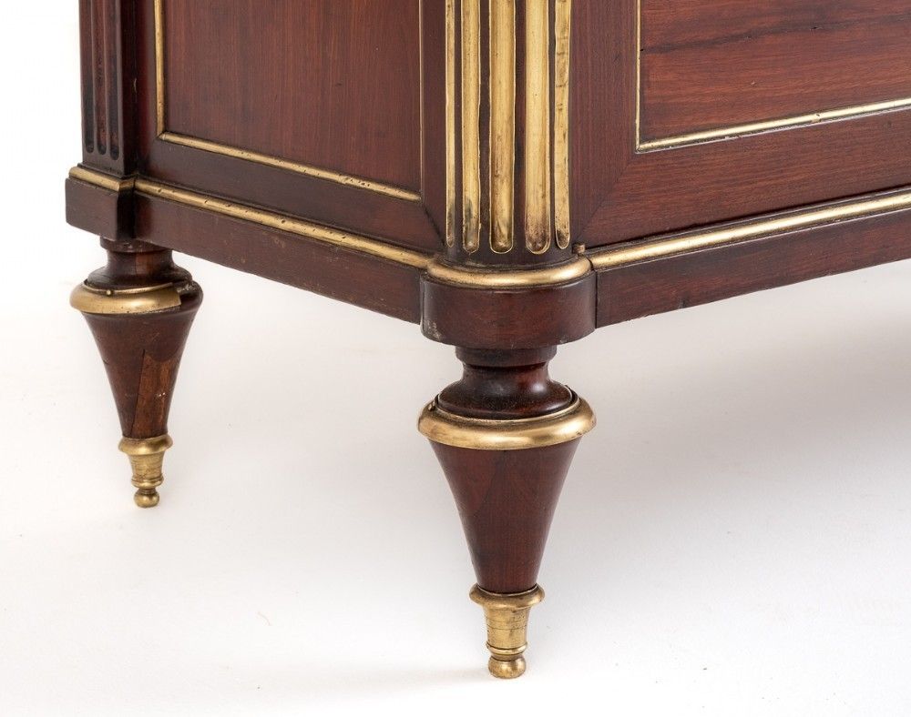 French Escritoire Desk Mahogany Antique Chest photo vinterior