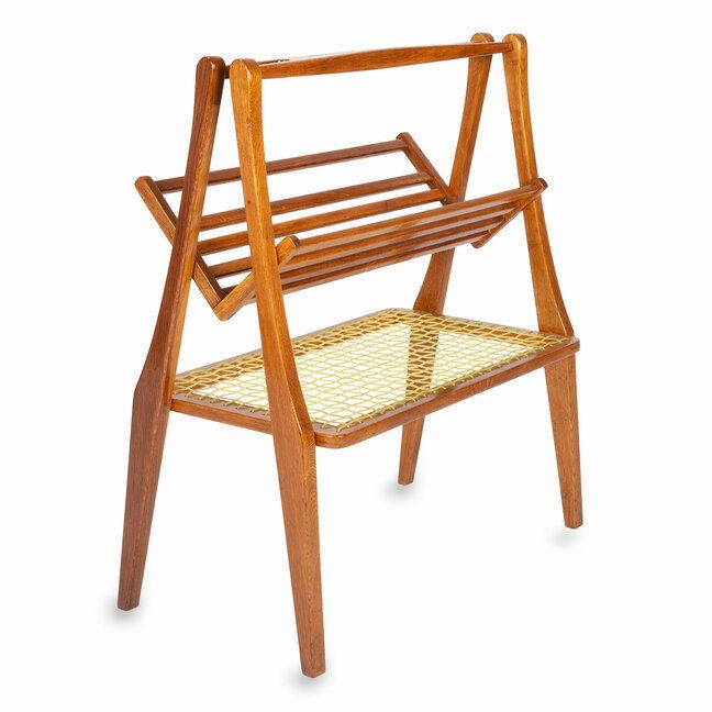 photo furniture A Wooden Newspaper Stand Made In The 1960s By The Company úluv.