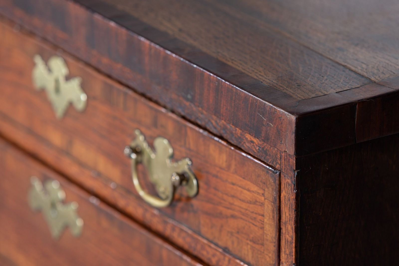 7648.0 Large English 18thc George I Oak Dresser Base photo