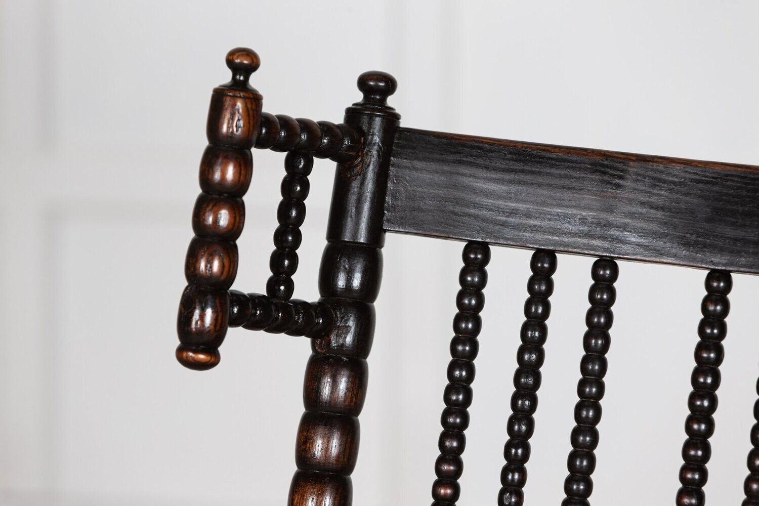 photo furniture Ernest Gimson Style Ash & Elm Bobbin Turned Rocking Chair