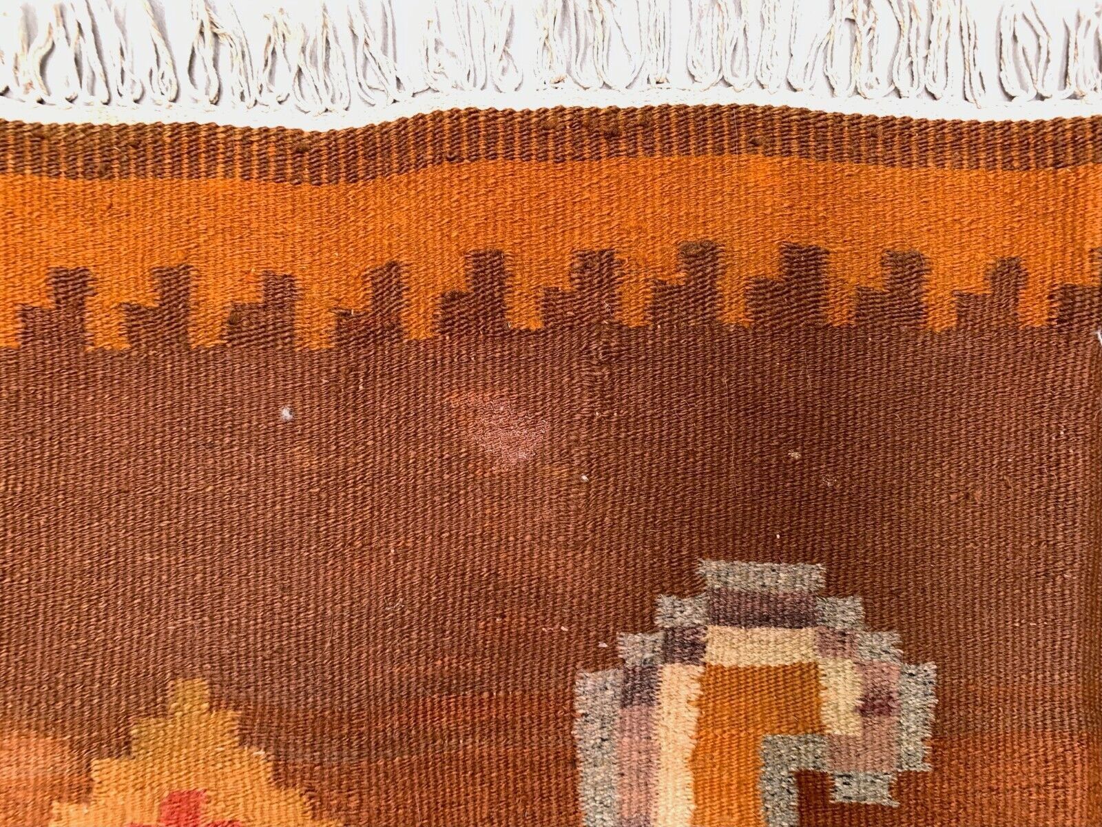 photo for sale Vintage Moldovan Kilim 255x138 Cm Kelim Wool Rug Large