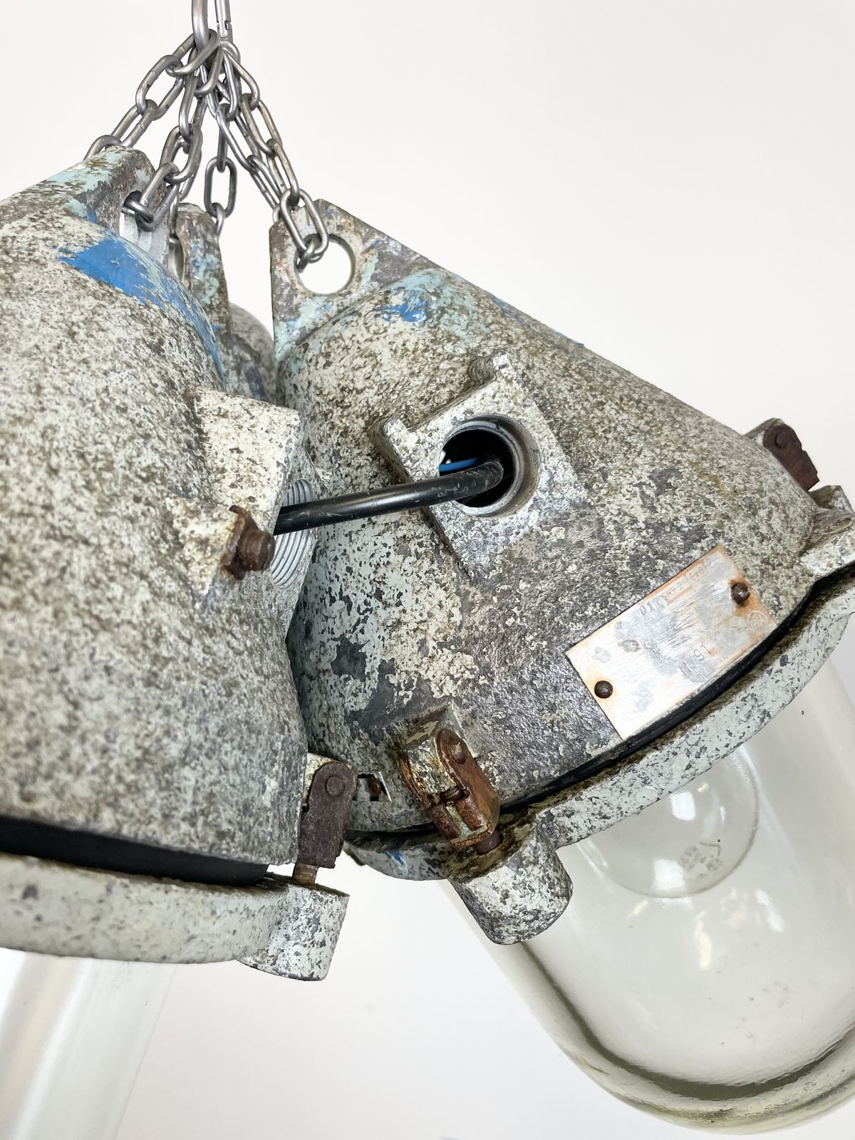 photo for sale Industrial Explosion Proof Chandelier, 1970s