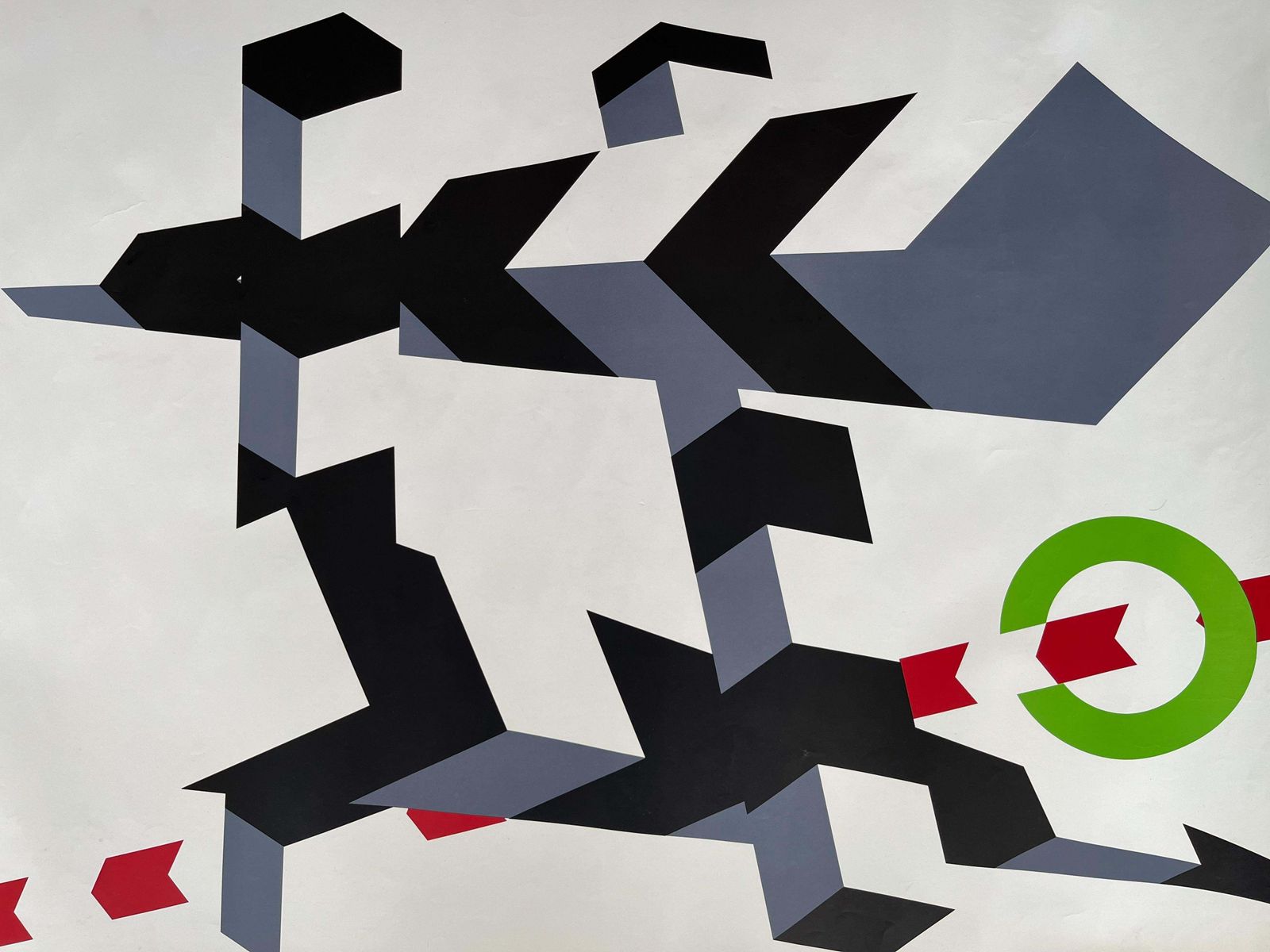 Allan D'arcangelo, Original Rare Poster, Olympic Munich Games 1972 photo for sale