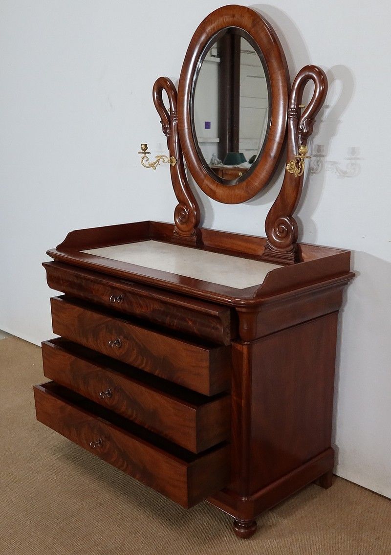 Small Psyche Commode, Restoration Period, Early 19th Century photo Furniture