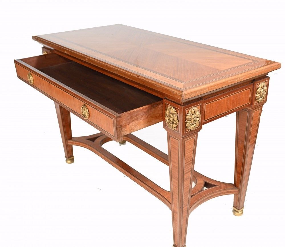Pair French Console Tables Empire Circa 1890 photo Furniture