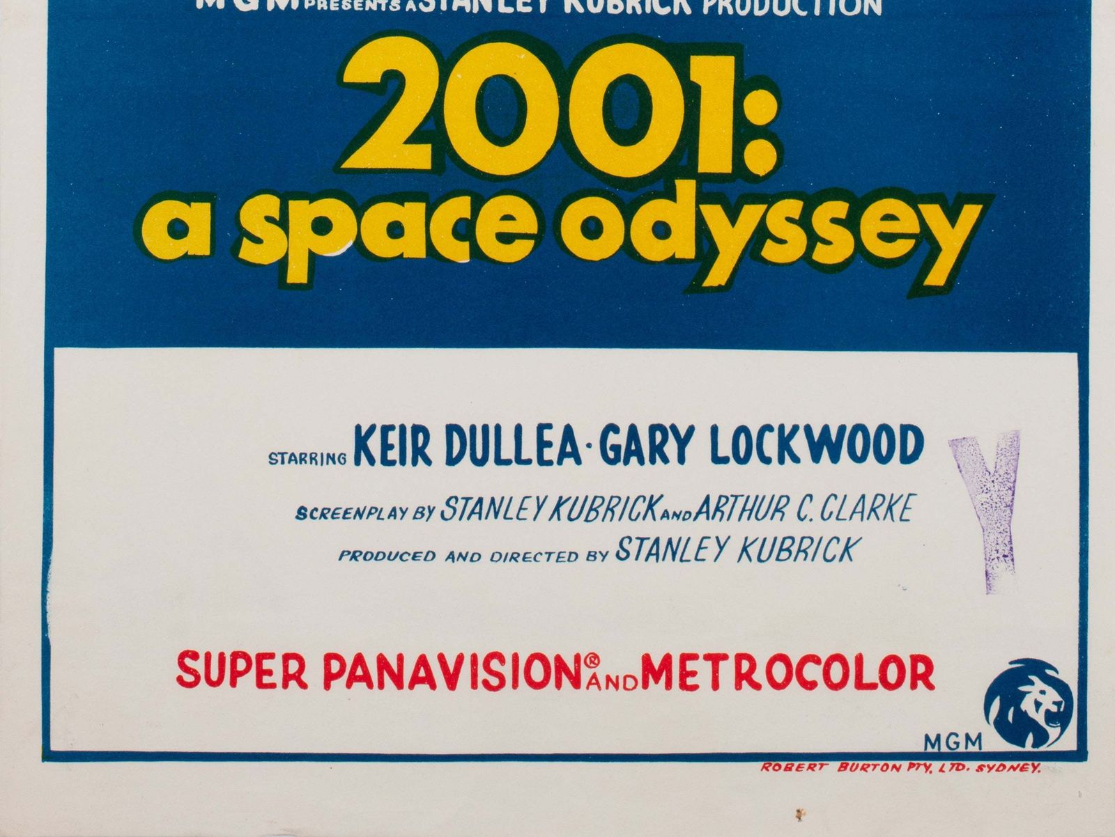 2001 A Space Odyssey 1968 Australian Daybill Film Poster photo 825.0