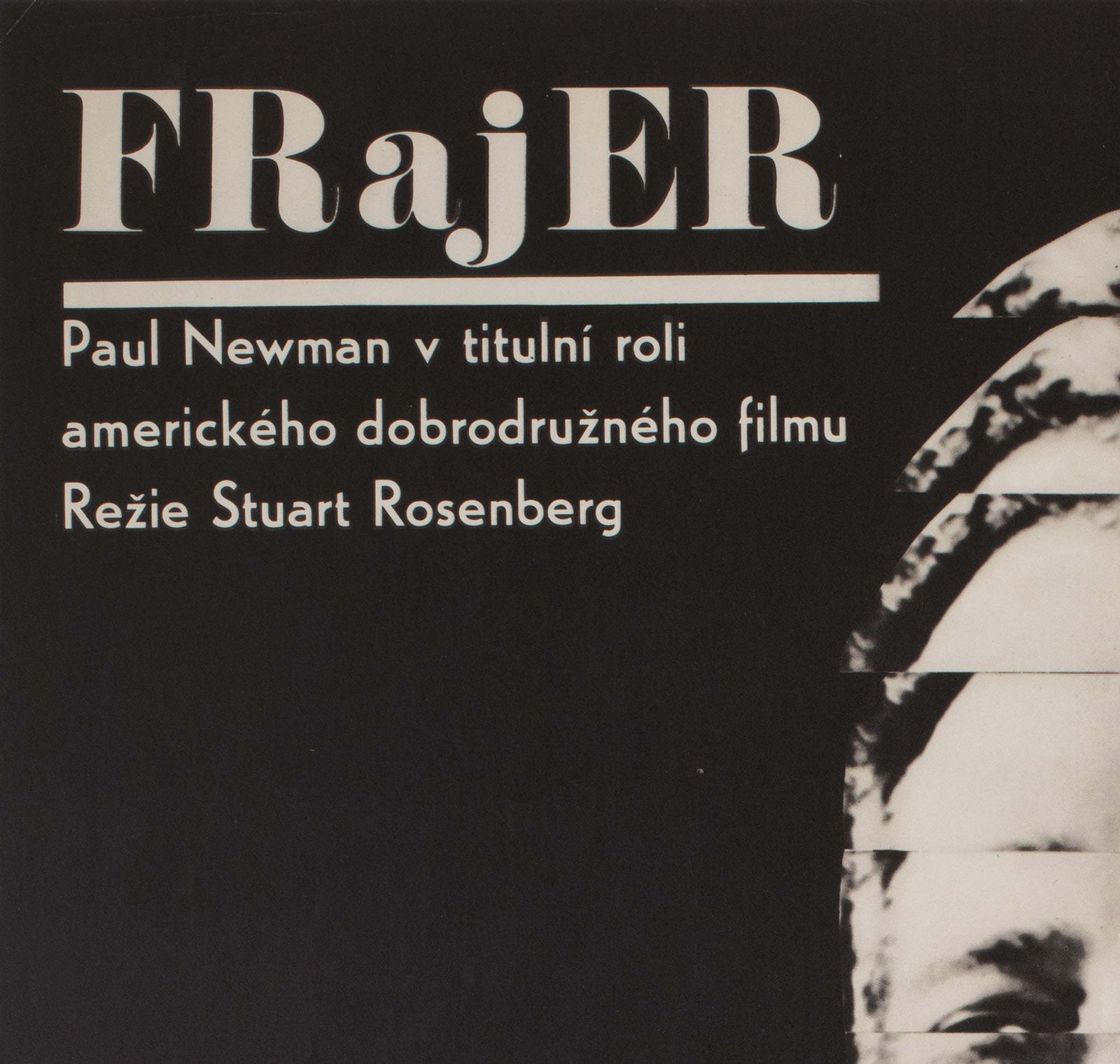 Cool Hand Luke 1967 Czech A1 Film Poster, Grygar photo for sale