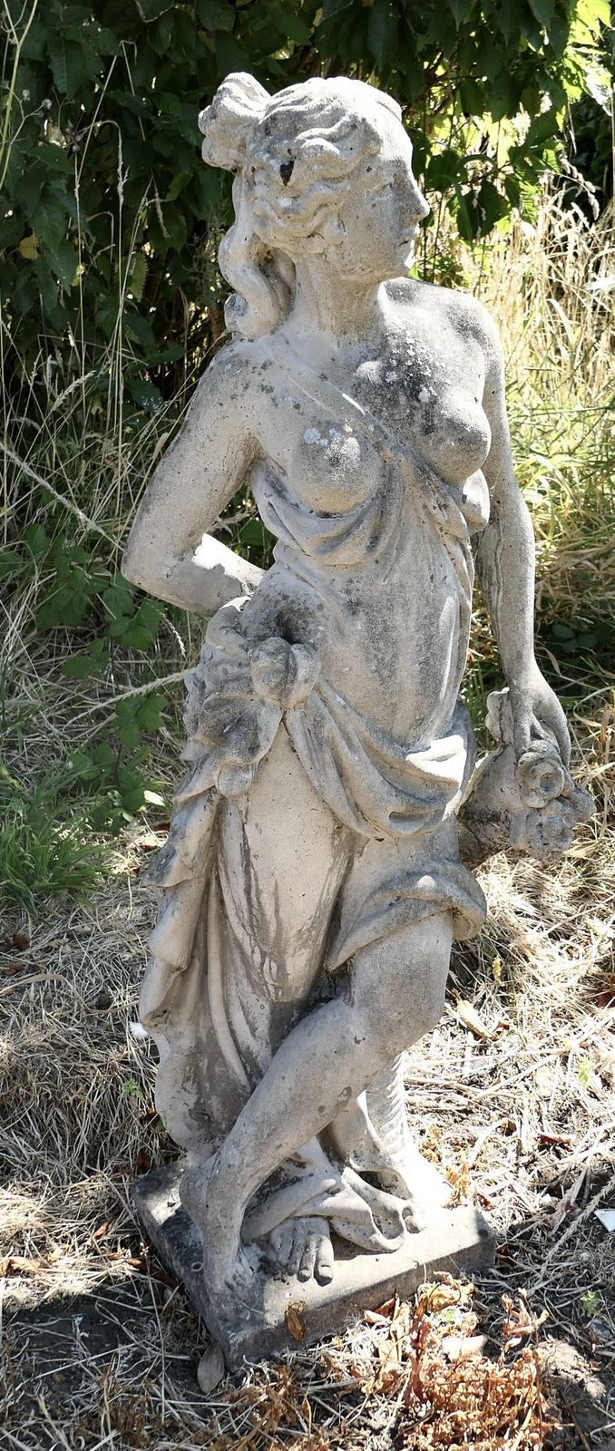 French Cast Stone Statue Of Diana photo furniture