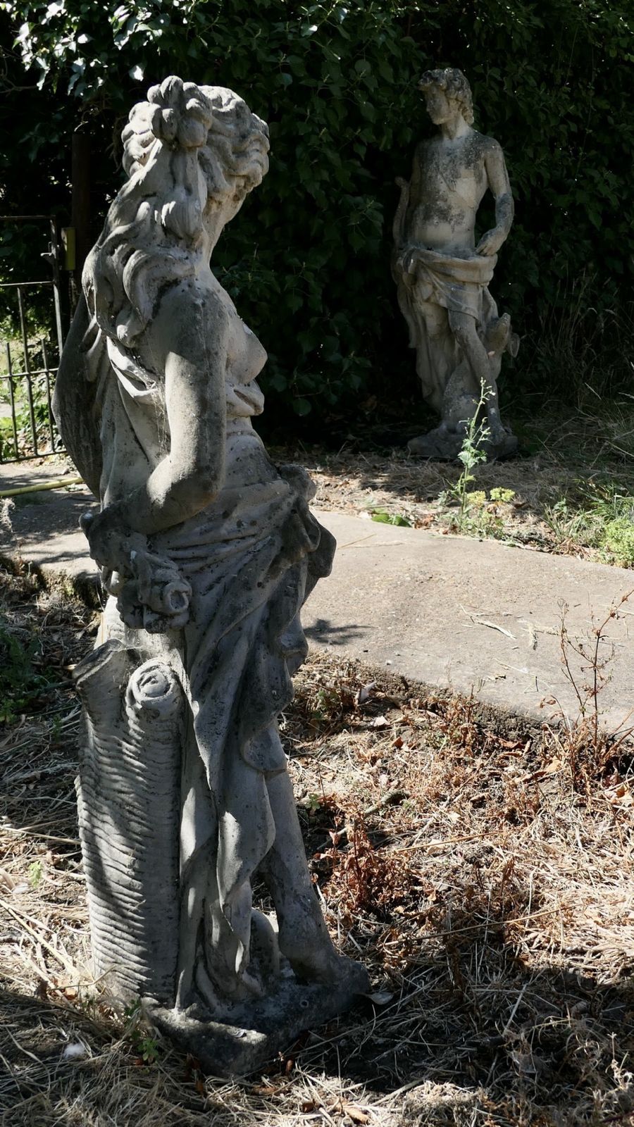 French Cast Stone Statue Of Diana photo Garden Decor