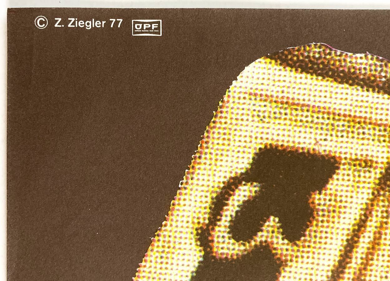 Original Film Poster, The French Connection, Zdeněk Ziegler, 1977, Genuine Czech Vintage Print photo furniture
