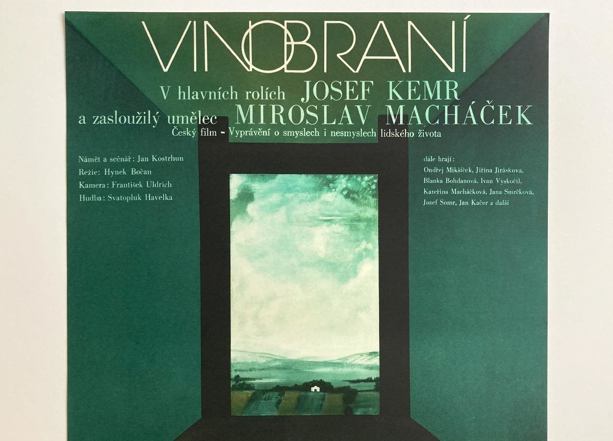 Movie Poster, Wine Harvest, Olga Poláčková Vyleťalová, 1983 photo furniture