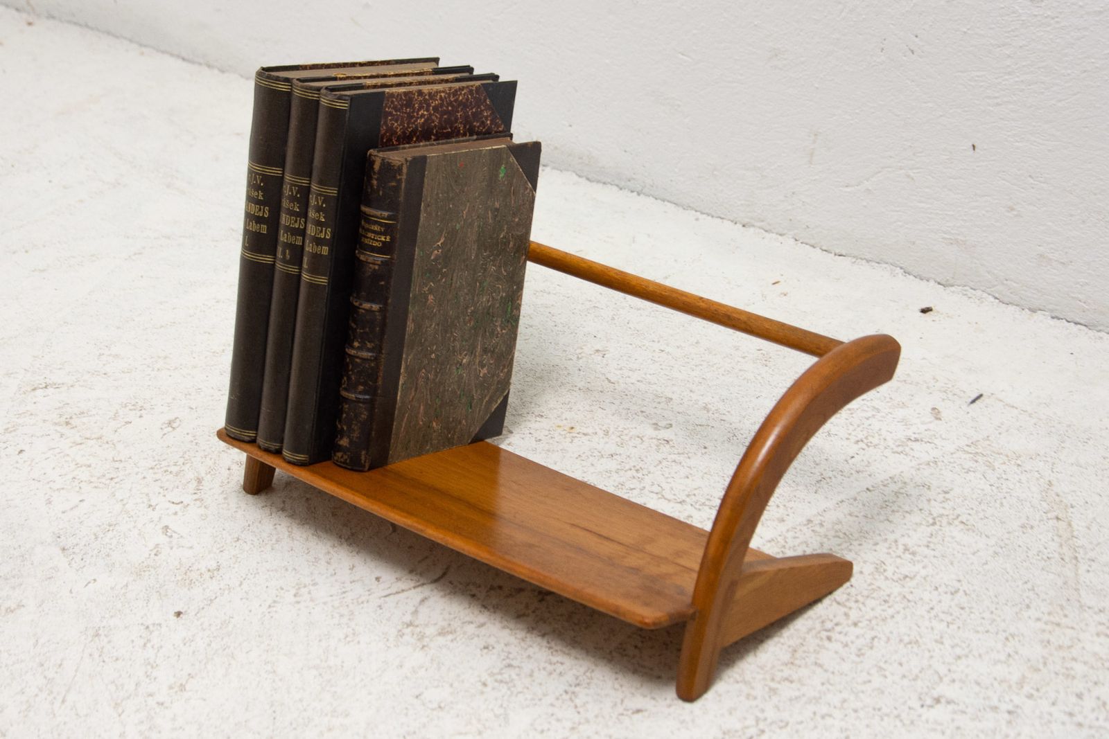 Mid Century Wall Shelf By Krásná Jizba, Czechoslovakia 1960's photo vintage