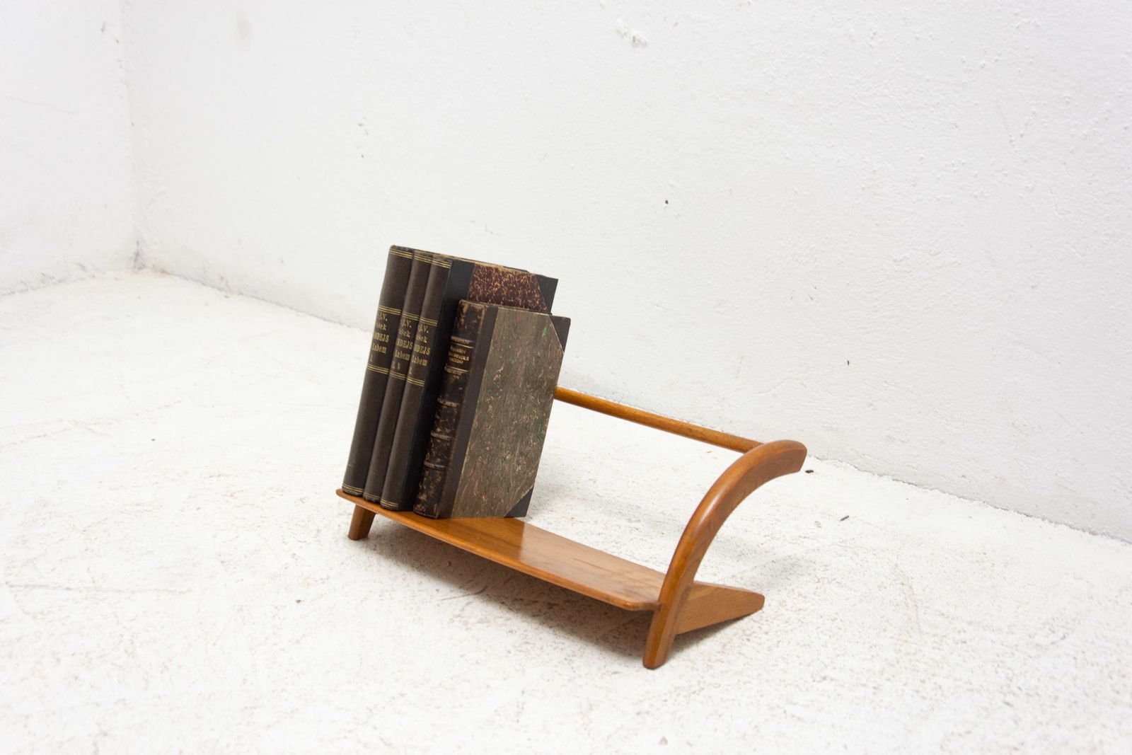 photo furniture Mid Century Wall Shelf By Krásná Jizba, Czechoslovakia 1960's