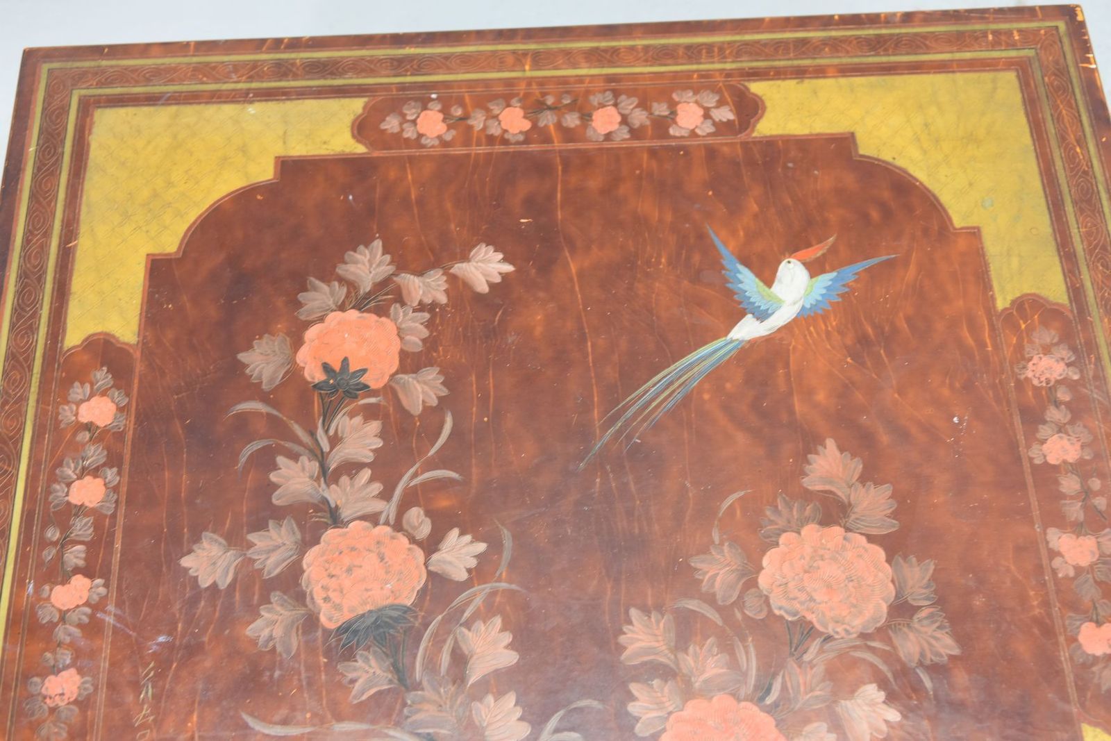 Late 19th Century Painted Lacquered Asian Tea Table photo for sale