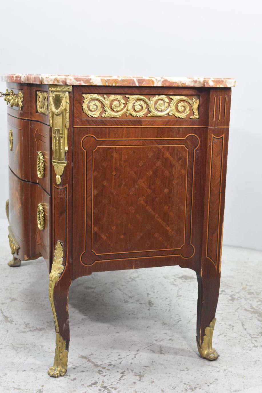 Transition Style Chest Of Drawers Inlaid 19th Century Rosewood photo for sale