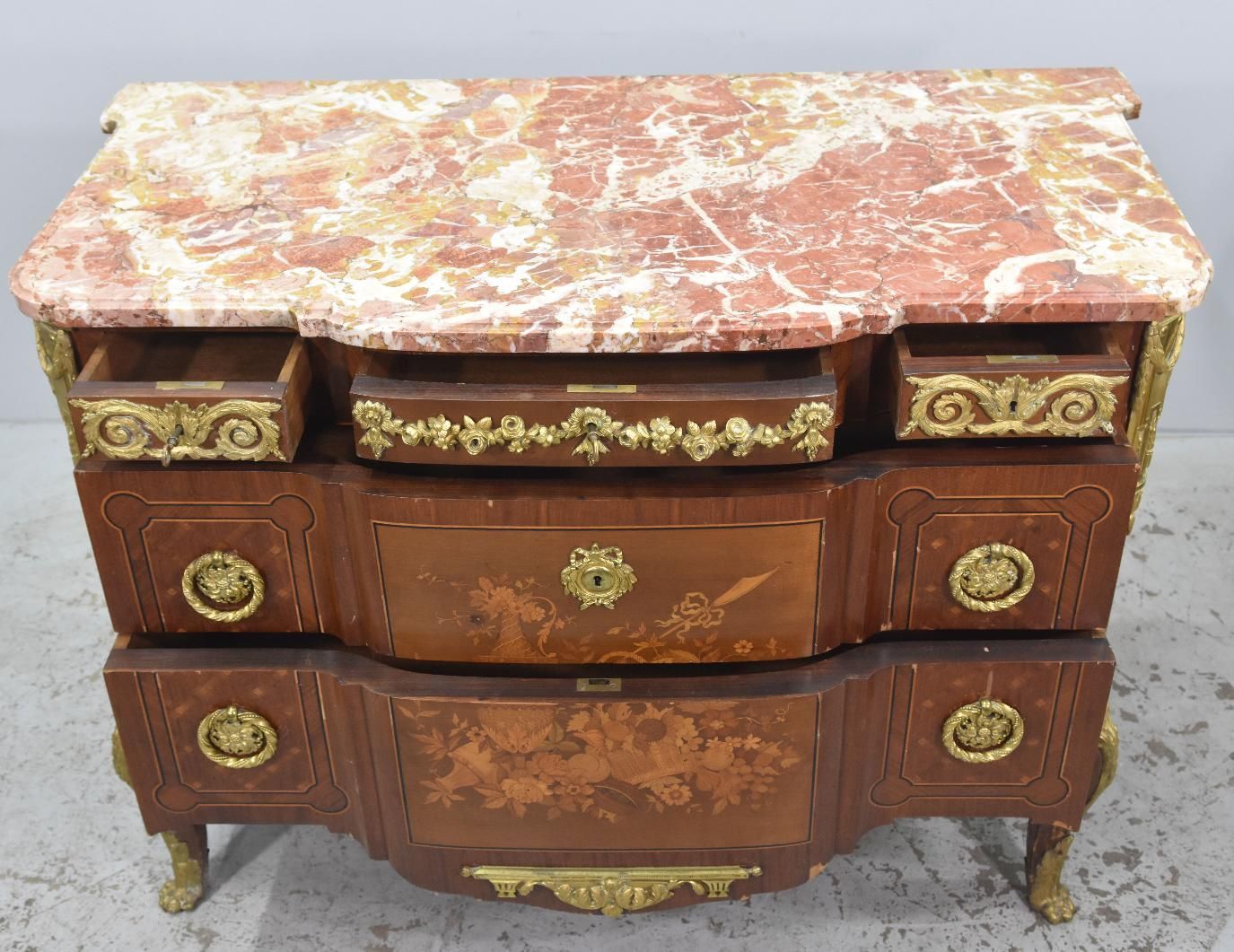 Transition Style Chest Of Drawers Inlaid 19th Century Rosewood photo 5247.0