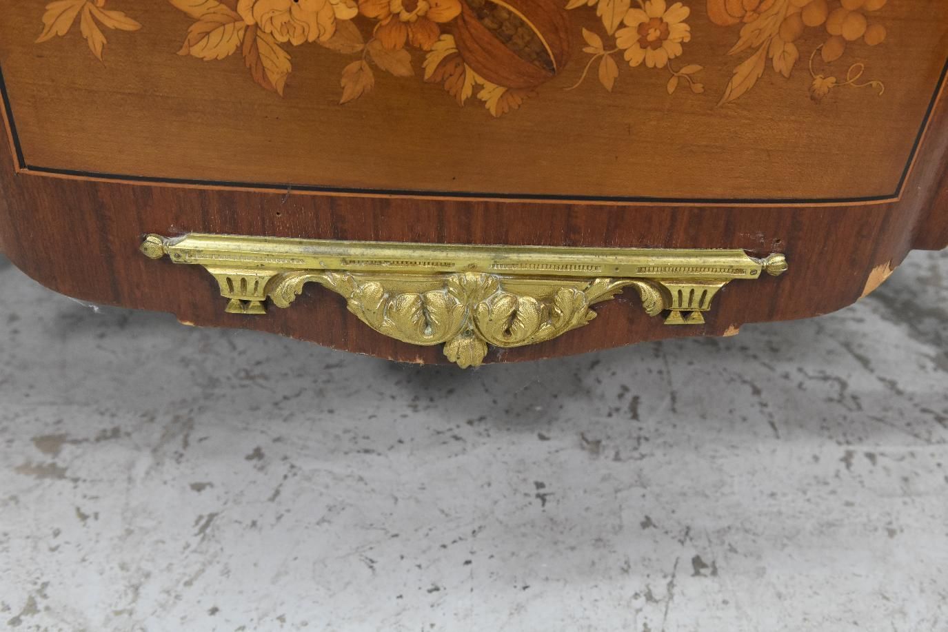Transition Style Chest Of Drawers Inlaid 19th Century Rosewood photo vintage