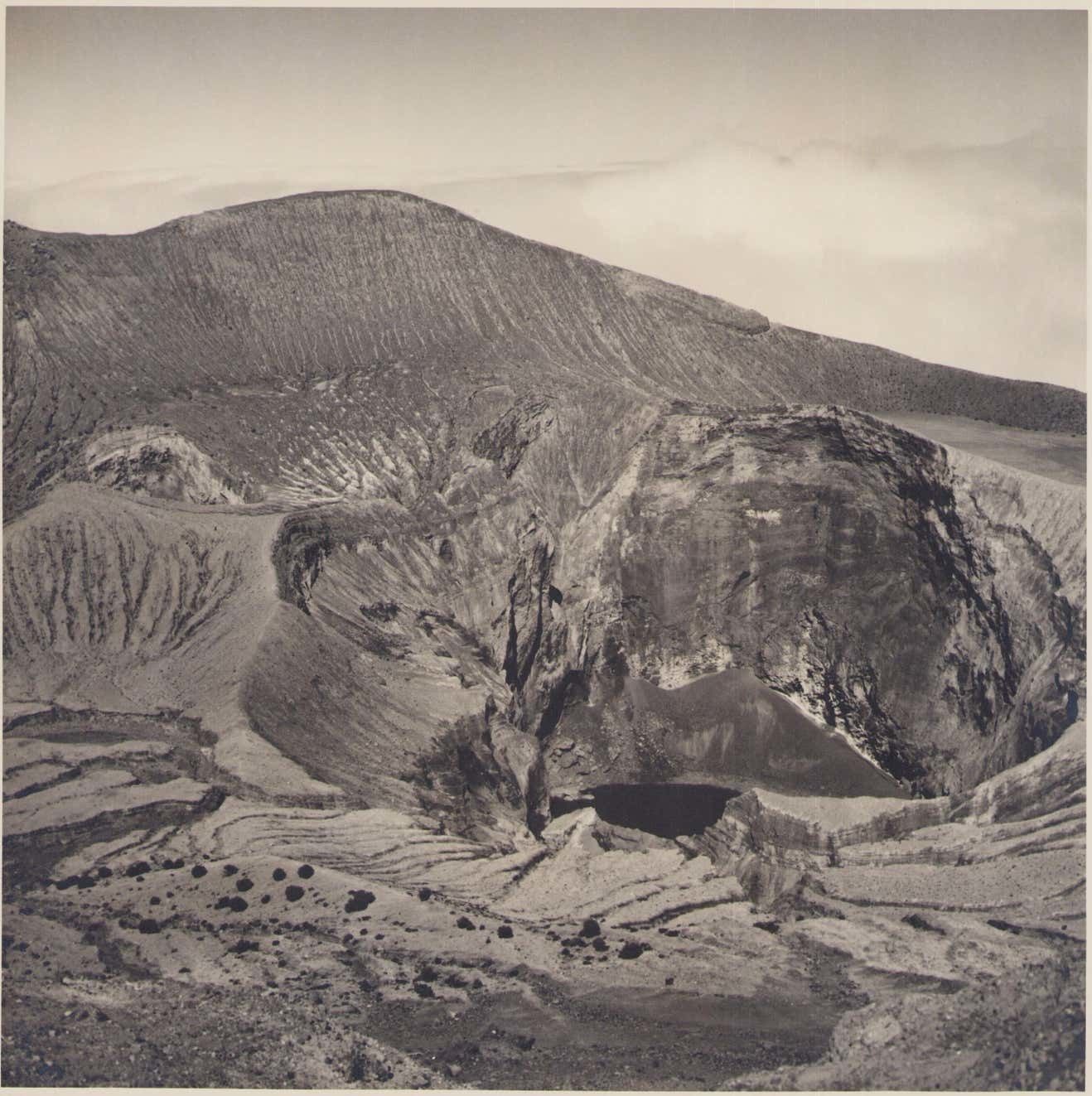 Costa Rica, Vulcano, Black And White Photography 1960s
