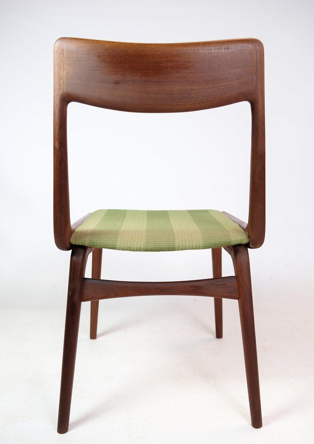 Four Dining Chairs Model Boomerang Made In Teak By Alfred Christensen For Slagelse Møbelfabrik From 1960s photo vintage