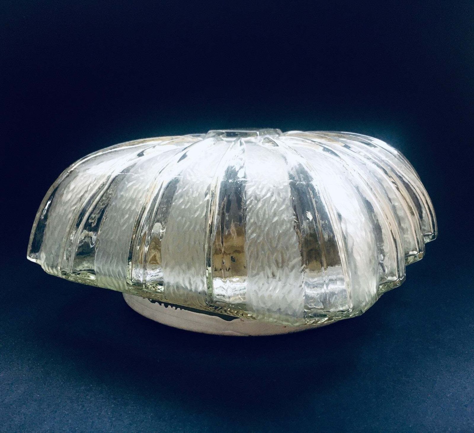 Glazen Wandlamp Met Brandend Sterpatroon, Jaren 1960 photo 132.68