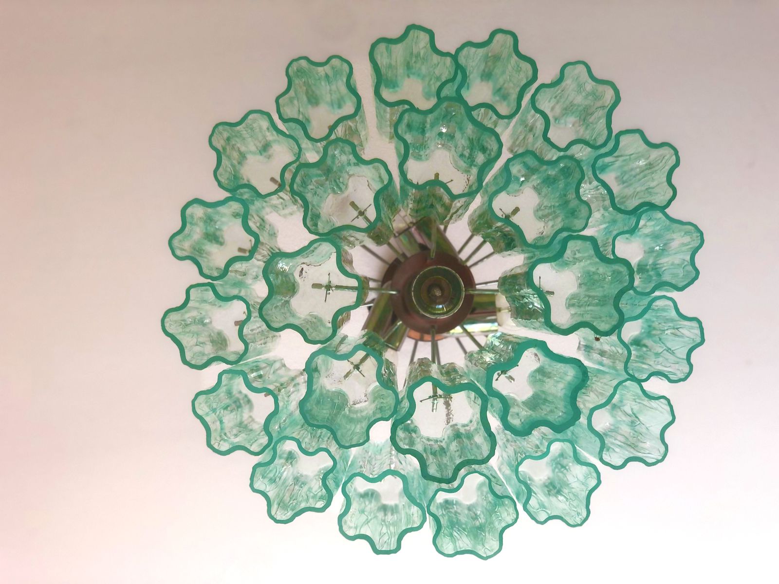 photo vinterior Impressive Murano Glass Sputnik Chandelier Like Mazzega Zuccheri Venini Barovier Style