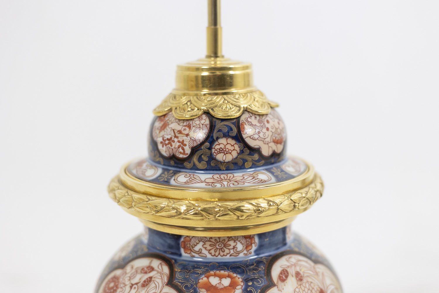 Lamp In Imari Porcelain And Gilt Bronze, Circa 1880 photo 2600.0