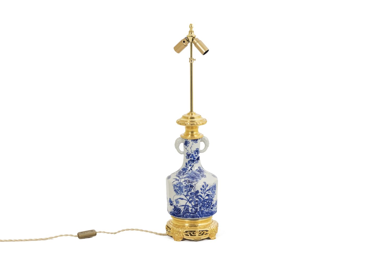 Lamp In Japanese Porcelain And Gilt Bronze, Circa 1880 photo furniture