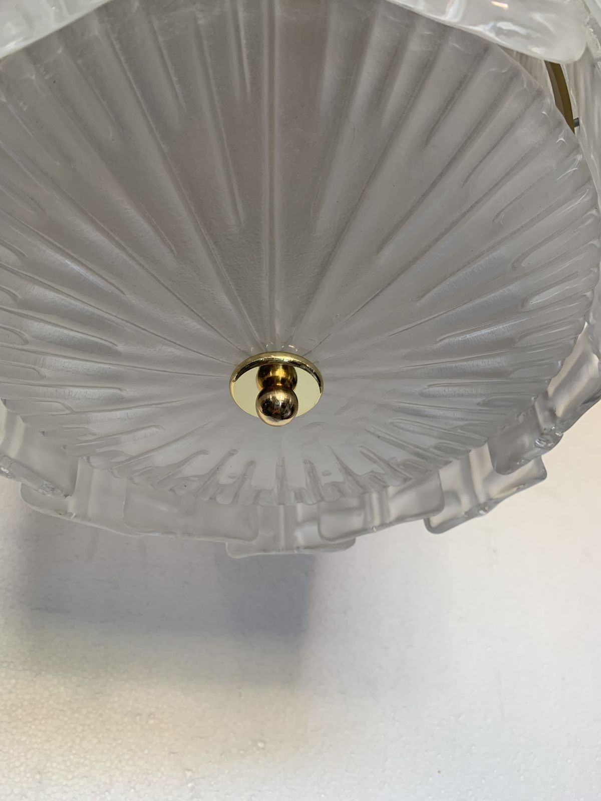 Impressive Murano Glass Sputnik Chandelier Lantern Like Mazzega Zuccheri Venini Barovier Style photo vintage